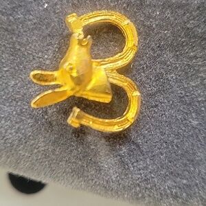 Gulf Oil Lucky Donkey 1960's Lapel Pin